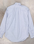 Gitman Vintage x Frans Boone Japanese Woven Stripe Light Blue