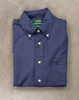 Gitman Vintage x Frans Boone Japanese Hopsack Dark Blue