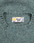 Laurence J. Smith Super Soft Seamless Crewneck Graphite Green