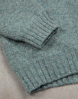 Laurence J. Smith Super Soft Seamless Crewneck Graphite Green