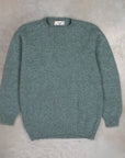 Laurence J. Smith Super Soft Seamless Crewneck Graphite Green