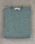 Laurence J. Smith Super Soft Seamless Crewneck Graphite Green