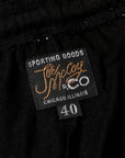 The Real McCoy's Jersey Gym Shorts Black