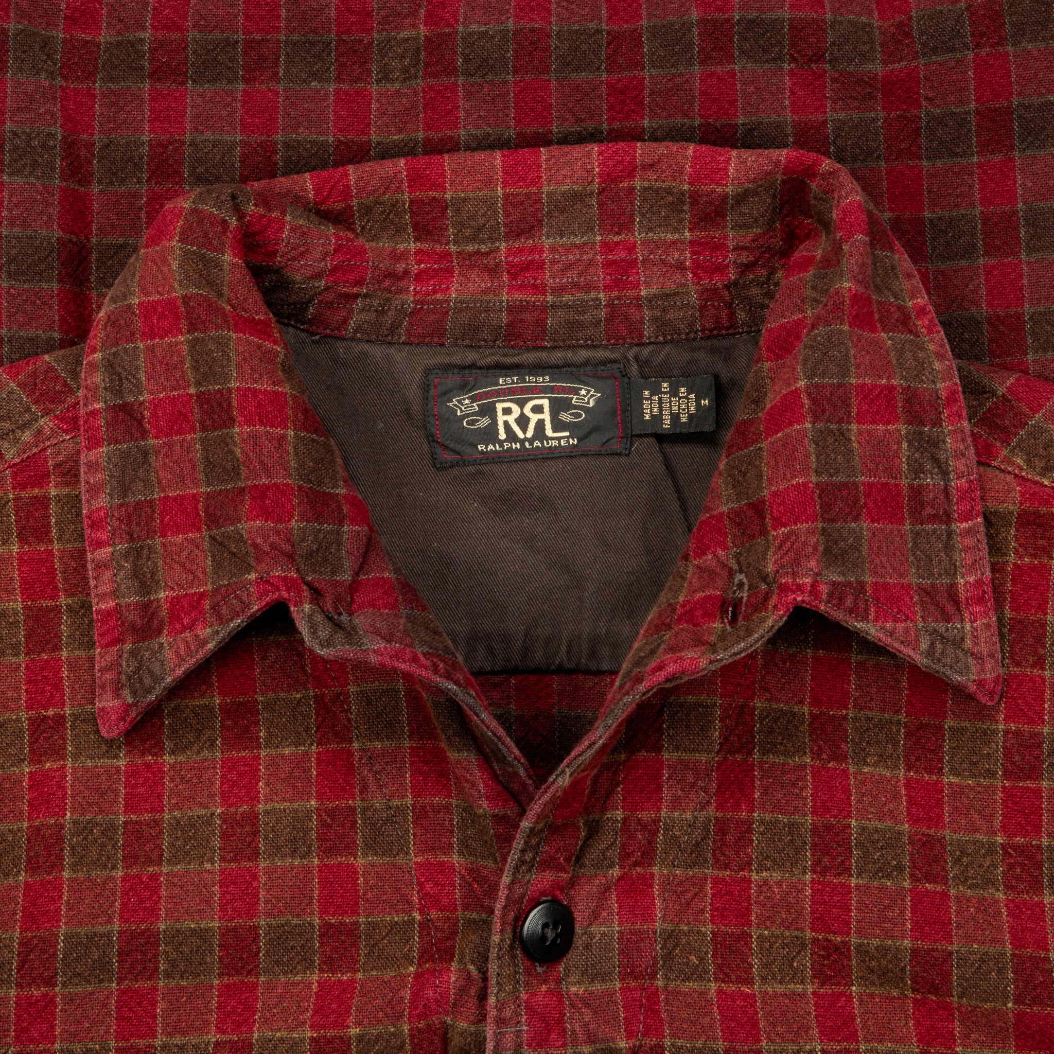 RRL Highway Longsleeve Sport Shirt Red Black – Frans Boone Store