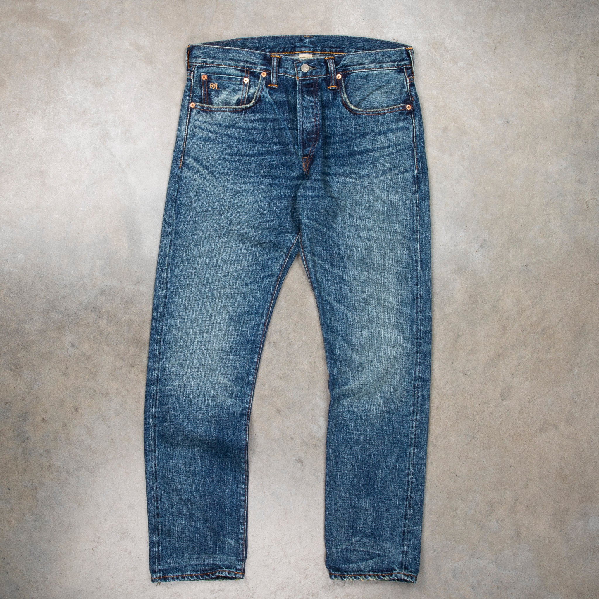 RRL East-West Denim Slim Fit Hillsview Wash