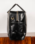 Croots Bridle Leather Holdall Black - Large