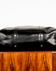 Croots Bridle Leather Holdall Black - Large