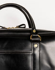 Croots Bridle Leather Holdall Black - Medium