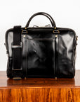 Croots Bridle Leather Holdall Black - Medium