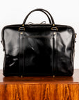 Croots Bridle Leather Holdall Black - Medium