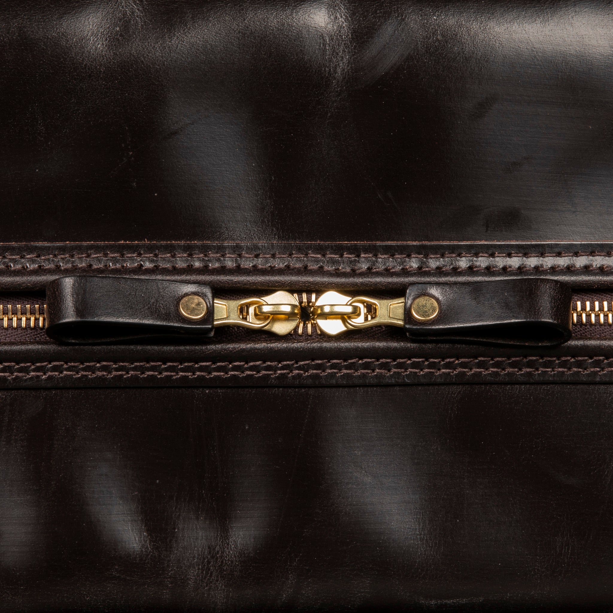 Croots Bridle Leather Holdall Dark Havana - Large