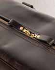 Croots Bridle Leather Holdall Dark Havana - Medium