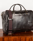 Croots Bridle Leather Holdall Dark Havana - Medium