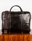 Croots Bridle Leather Holdall Dark Havana - Medium
