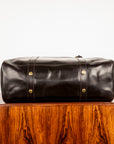 Croots Bridle Leather Holdall Dark Havana - Medium