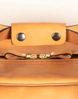 Croots Vegetable Tanned Leather Holdall Medium Natural
