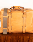 Croots Vegetable Tanned Leather Holdall Medium Natural