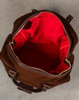 Croots Suede Holdall Medium Brown