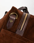 Croots Suede Holdall Medium Brown