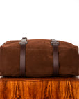Croots Suede Holdall Medium Brown