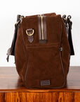 Croots Suede Holdall Medium Brown