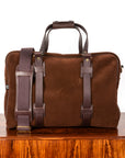 Croots Suede Holdall Medium Brown