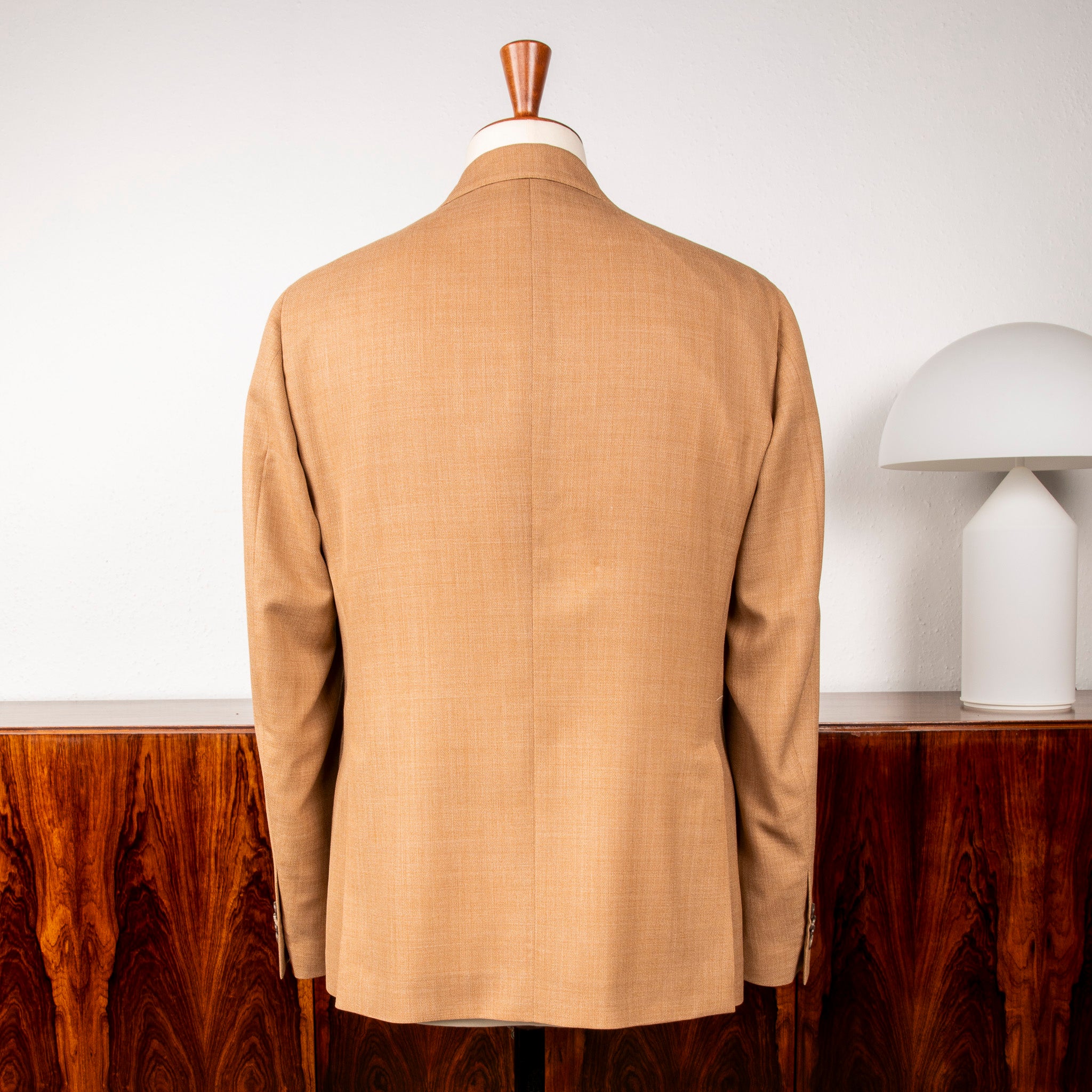 Caruso Butterfly Jacket Super 130's Hopsack Beige