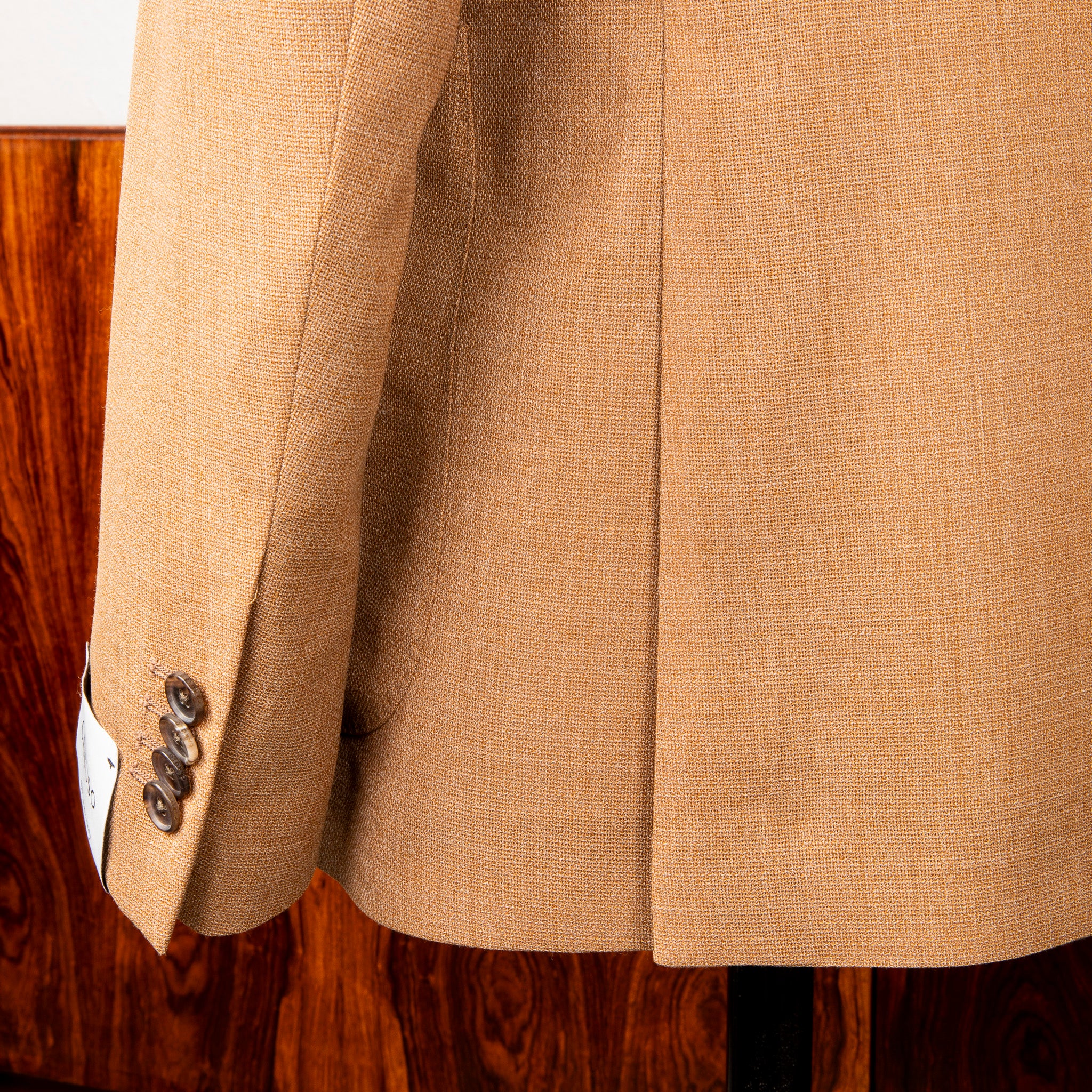 Caruso Butterfly Jacket Super 130's Hopsack Beige