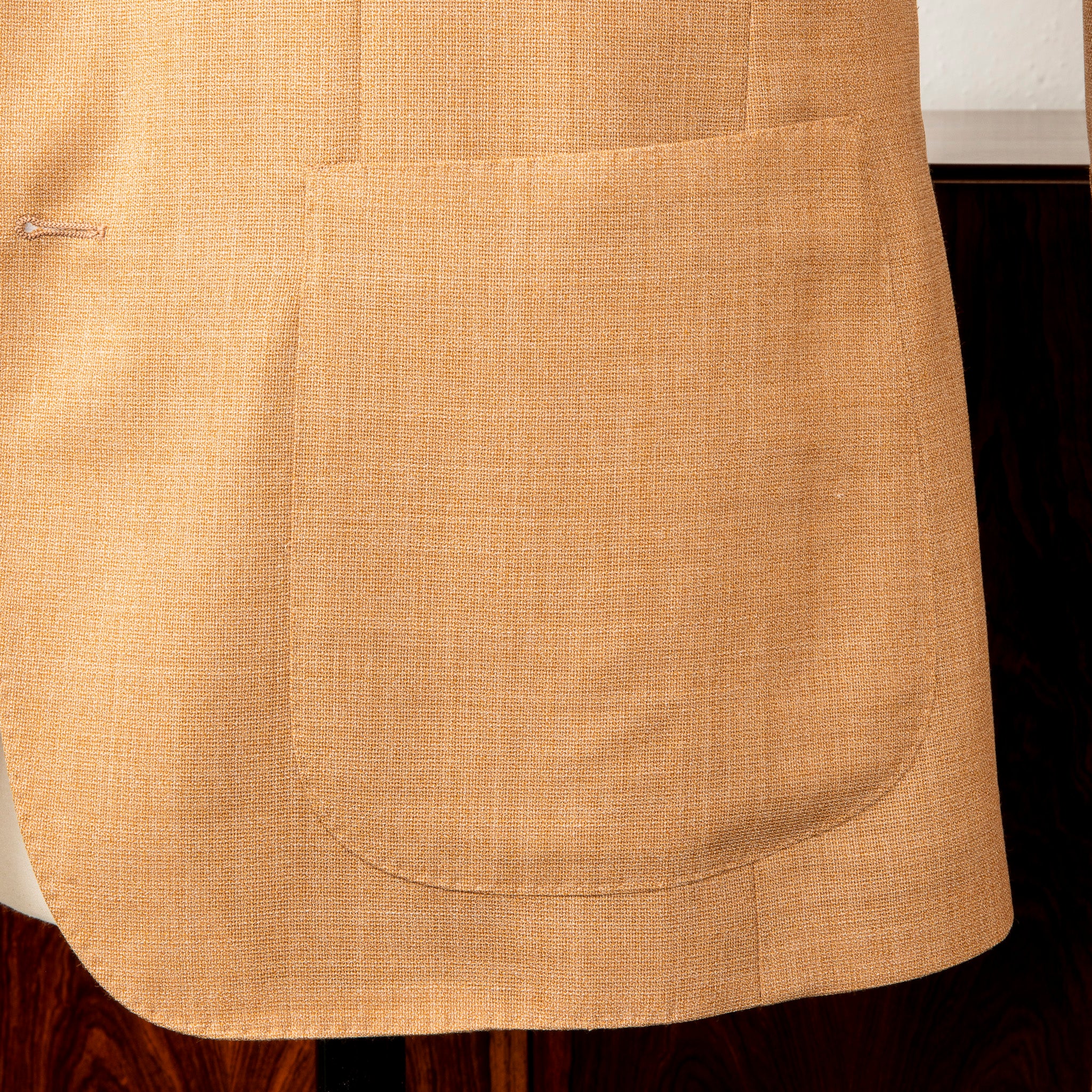 Caruso Butterfly Jacket Super 130's Hopsack Beige