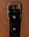 Fullcount Umbrella Studs Belt by Zip Stevenson HTC Black