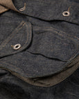 RRL Hugo Indigo Cotton-Linen Denim Field Coat