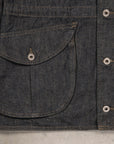RRL Hugo Indigo Cotton-Linen Denim Field Coat