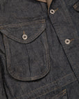 RRL Hugo Indigo Cotton-Linen Denim Field Coat