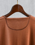 Olde Homesteader Interlock Crew Neck Short Sleeve French Brown