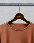 Olde Homesteader Interlock Crew Neck Short Sleeve French Brown