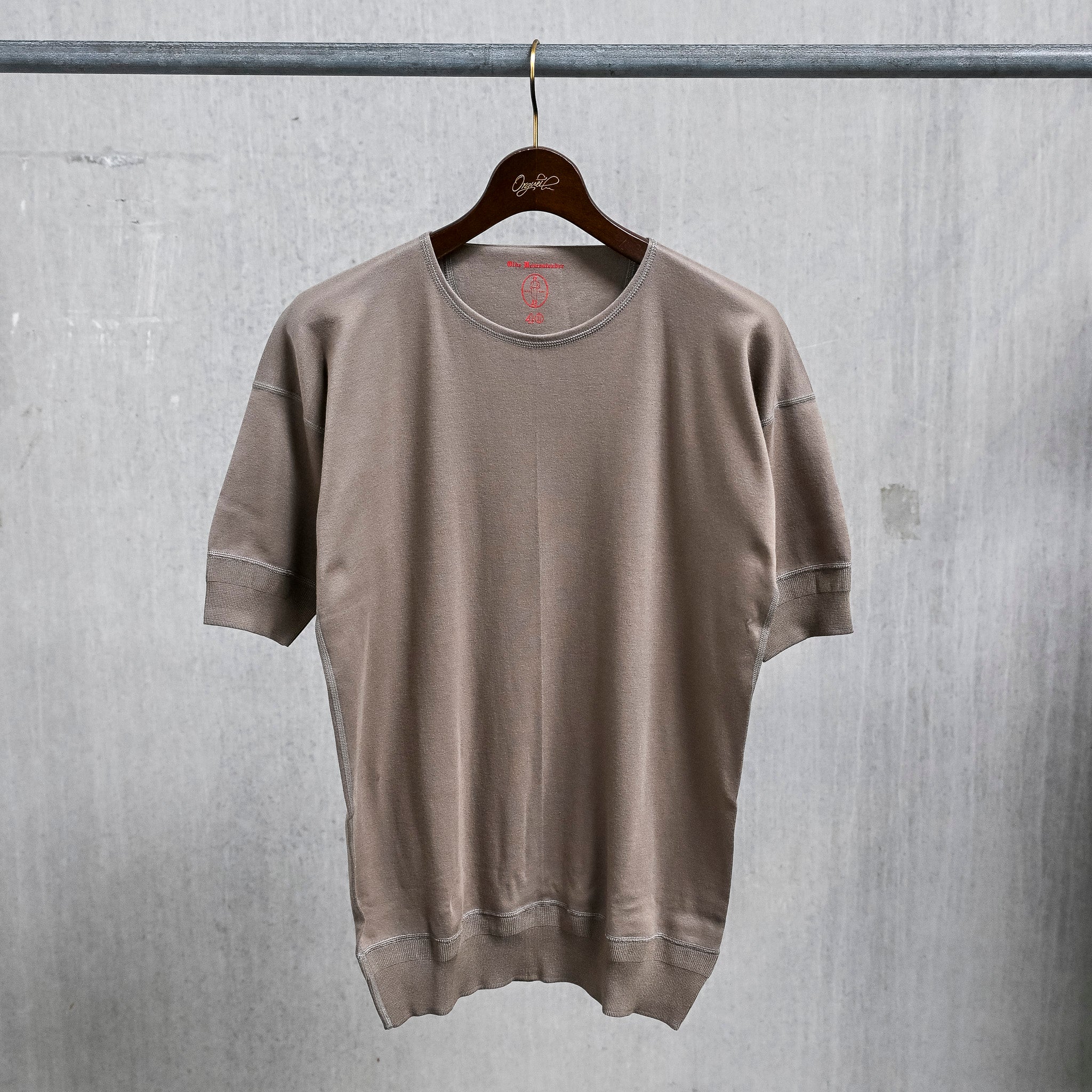 トップス Olde steader ExtraCottonFleece Olde Homesteader Interlock Crew Neck Short Sleeve Rustic Grey