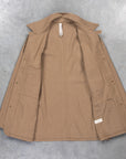 Cohérence Jackson Jacket Linen Cotton Chevron Brown