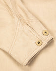 Cohérence Jackson Jacket Linen Cotton Chevron Ivory