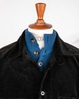 William Lockie x Frans Boone Baby Lambswool 4-Button Mock Neck Skipper