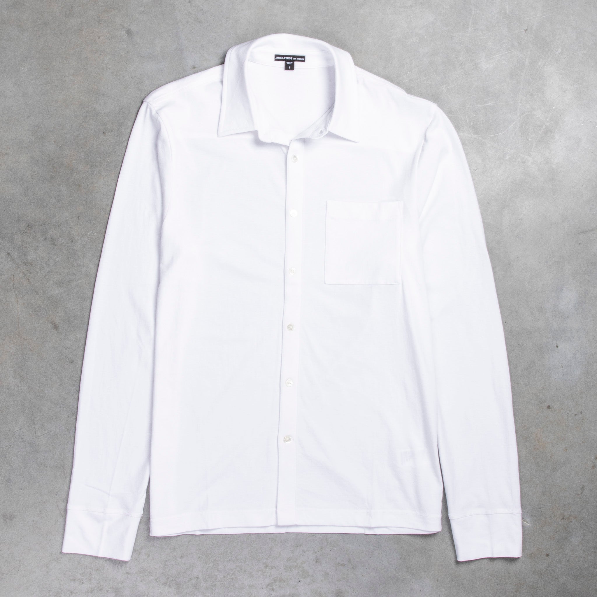 James Perse Clean Finish Jersey Shirt White – Frans Boone Store