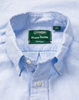 Gitman Vintage x Frans Boone Japanese Hopsack Light Blue