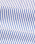 Gitman Vintage x Frans Boone Japanese Striped Oxford Mid Blue