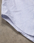 Gitman Vintage x Frans Boone Japanese Striped Oxford Mid Blue