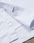 Gitman Vintage x Frans Boone Japanese Striped Oxford Light Blue