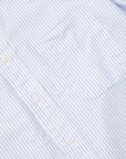 Gitman Vintage x Frans Boone Japanese Striped Oxford Light Blue