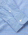Gitman Vintage x Frans Boone Japanese Woven Vichy Seersucker Medium Blue