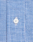 Gitman Vintage x Frans Boone Japanese Woven Vichy Seersucker Medium Blue