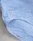 Gitman Vintage x Frans Boone Japanese Woven Vichy Seersucker Medium Blue