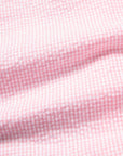 Gitman Vintage x Frans Boone Japanese Woven Vichy Seersucker Medium Pink