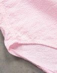 Gitman Vintage x Frans Boone Japanese Woven Vichy Seersucker Medium Pink